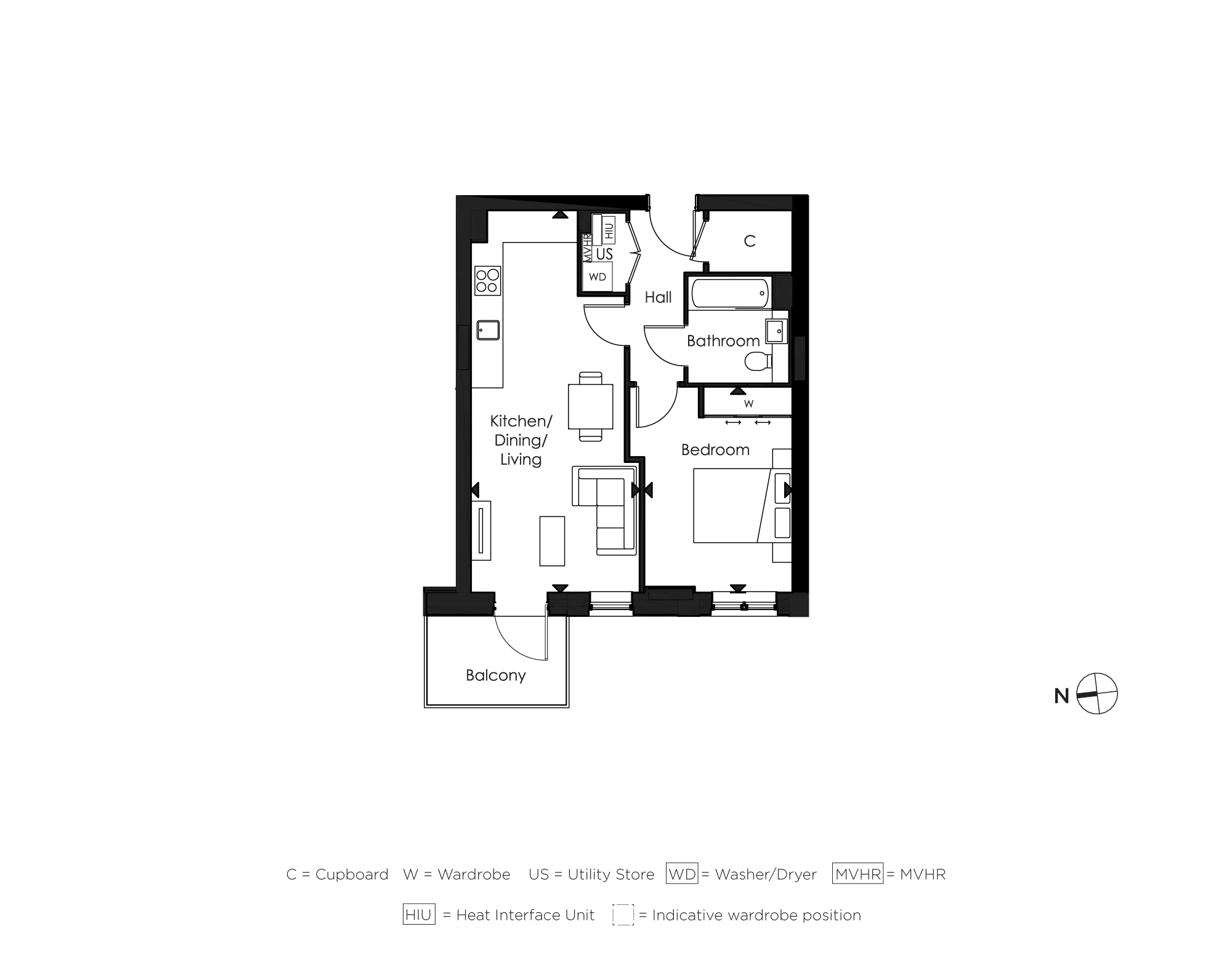 Dagenham Green, Apartment 926 Floorplan